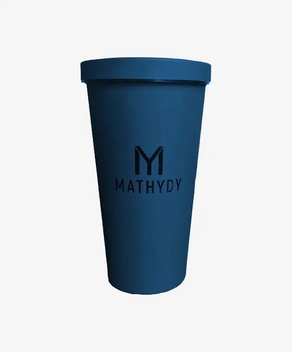 mug bleu face